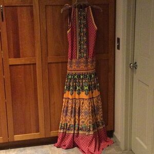 Beautiful Hale Bob Bohemian Halter Sundress